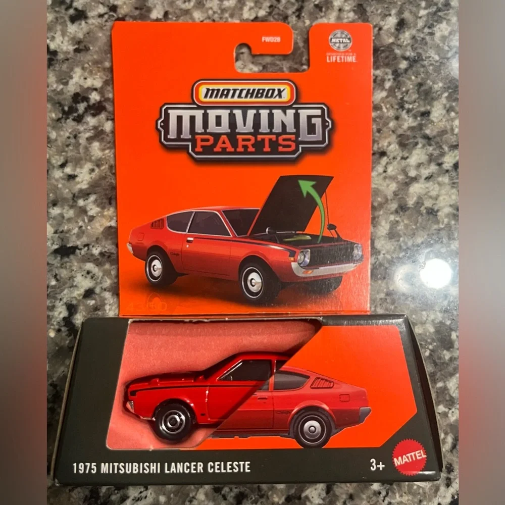2025 Matchbox Moving Parts 1975 MITSUBISHI LANCER CELESTE Red